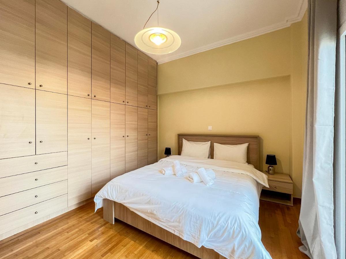 Chiou Spacious 90Sqm Apt In アテネ エクステリア 写真