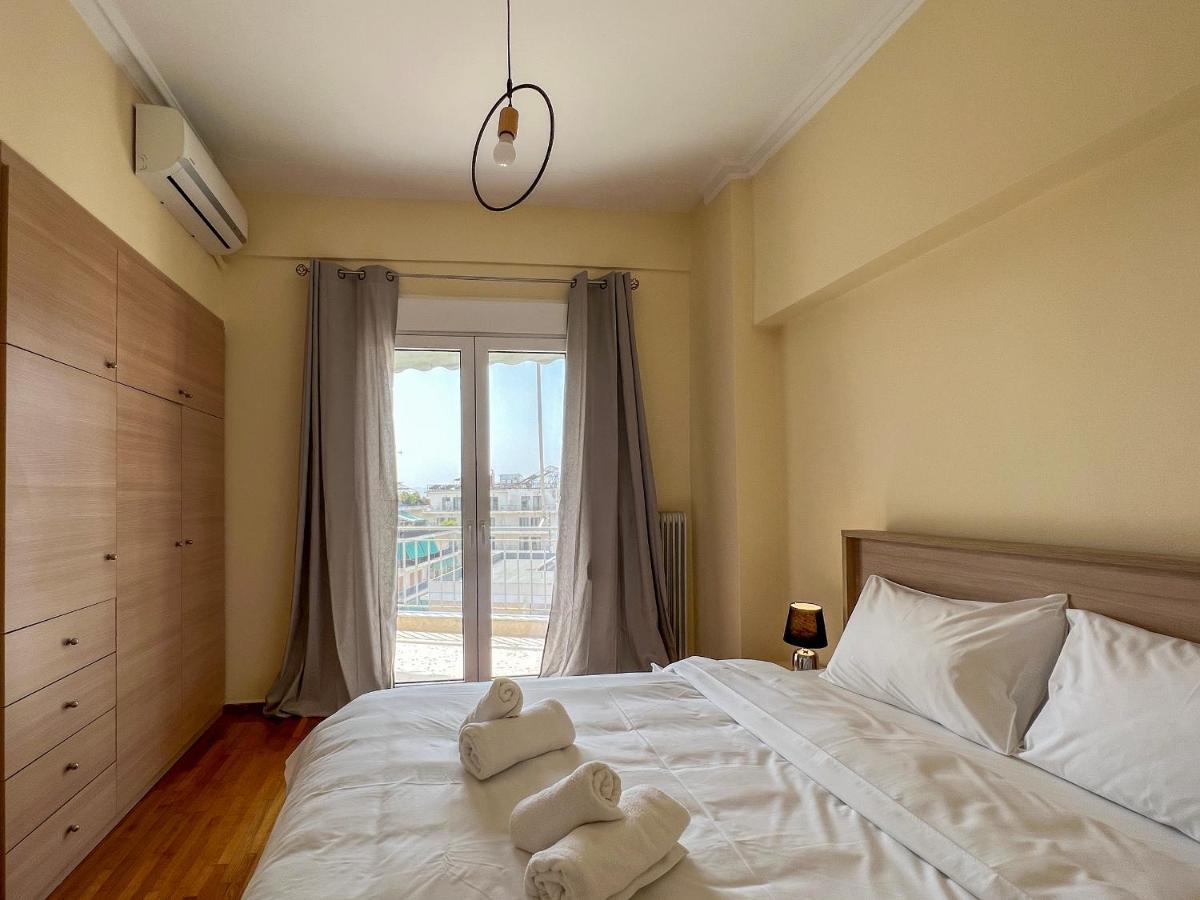 Chiou Spacious 90Sqm Apt In アテネ エクステリア 写真