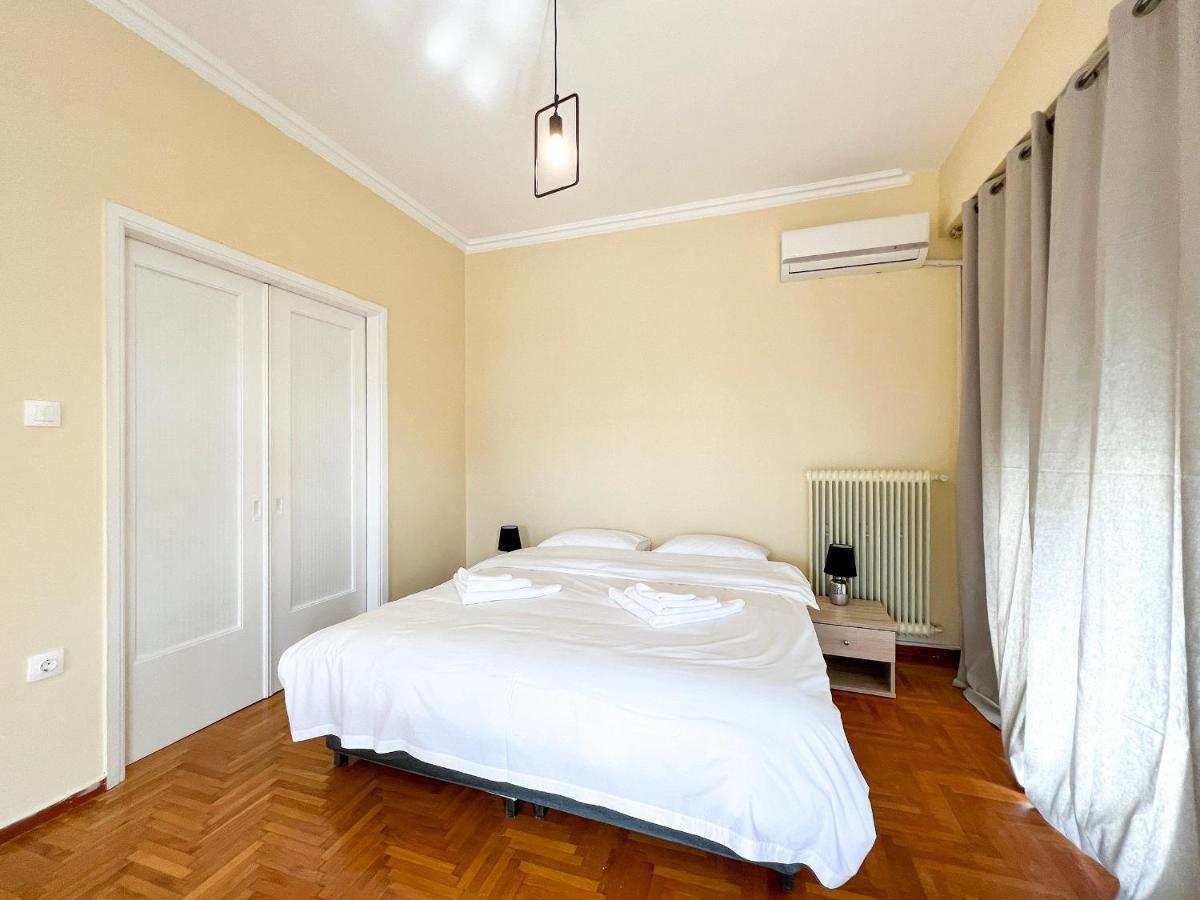 Chiou Spacious 90Sqm Apt In アテネ エクステリア 写真