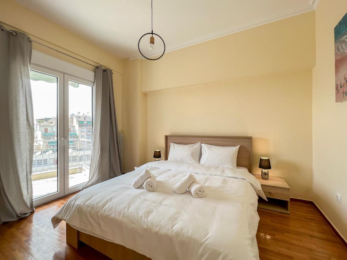 Chiou Spacious 90Sqm Apt In アテネ エクステリア 写真