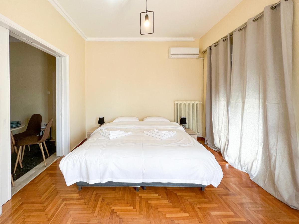 Chiou Spacious 90Sqm Apt In アテネ エクステリア 写真